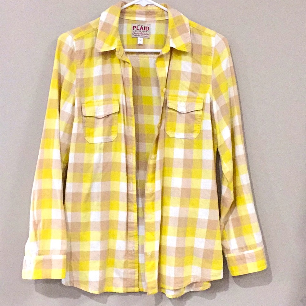 Plaid long sleeve flannel